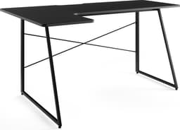 ACAZA Bureau - Game Bureau - Zwart - 160 x 100 x 75 (B x D x H) - Gaming Bureau - Hoekbureau - Bureau Gaming - Hoekbureau Gaming — thumbnail 8