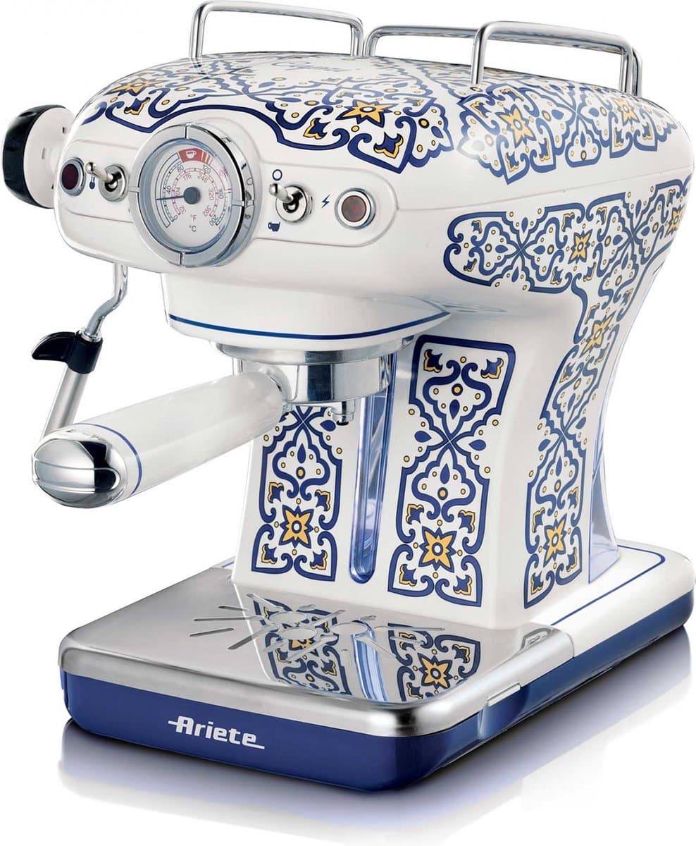 Ariete 1389 Capri - Italiaans design - Espressomachine - 900W - 0,9L tank inhoud - ook geschikt voor pads — afbeelding 1