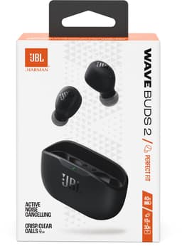JBL Wave Buds 2 - Noise Cancelling Oordopjes - Oortjes Draadloos - Bluetooth In-ear True Wireless - 40 uur speeltijd - IP54 - Zwart — thumbnail 5