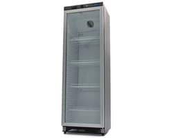 Koelkast - 400 L - Zwart - met Glazen Deur