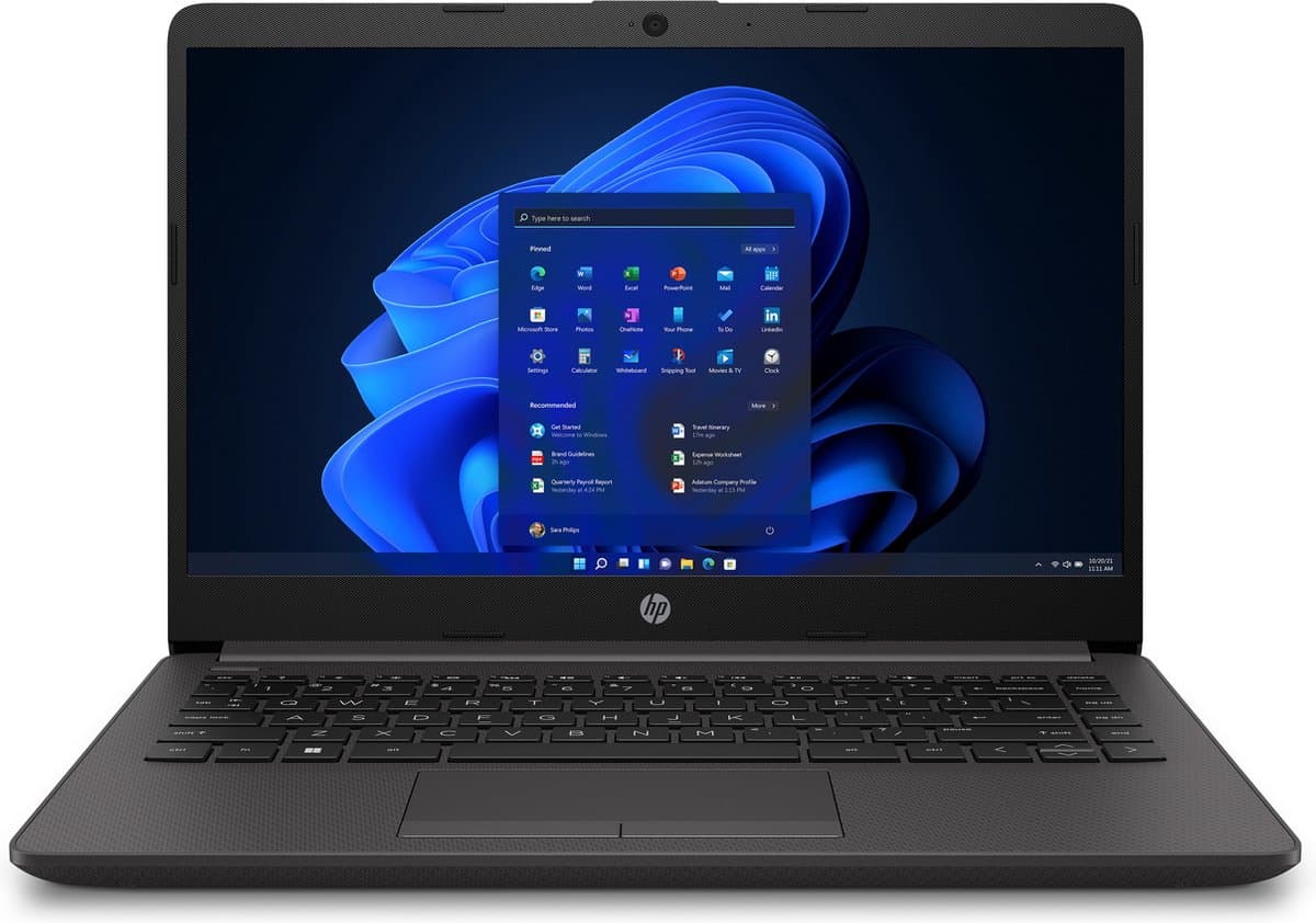 HP 240 G8 Intel® Core™ i5 i5-1035G1 Laptop 35,6 cm (14") Full HD 8 GB DDR4-SDRAM 256 GB SSD Wi-Fi 5 (802.11ac) Windows 11 Home Zwart — afbeelding 1