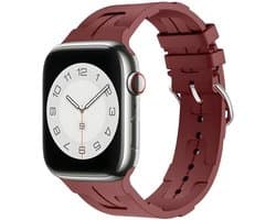 Beline Apple Watch Silicone Ultra band 38/40/41 mm bordeaux/kastanjebruin doos