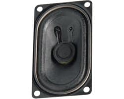 Visaton SC 4.7 ND - 8 Ohm 2.8 inch 7 cm Breedband-luidspreker 2 W 8 Ω Zwart Ovaal, Magnetisch afgeschermd