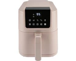 Airfryer Keramisch - Heteluchtoven Compact - Gezond Koken - Ultra Stil - 5 Liter - Beige