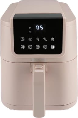 Airfryer Keramisch - Heteluchtoven Compact - Gezond Koken - Ultra Stil - 5 Liter - Beige — thumbnail 1
