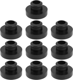 SnelShoppen - 10 Stuks Brandstoftank Bus Nitril Rubber Vervangingsonderdelen 1cm ID 2.8cm OD voor Grasmaaier Tuintractor Generator Brandstoftank — thumbnail 1