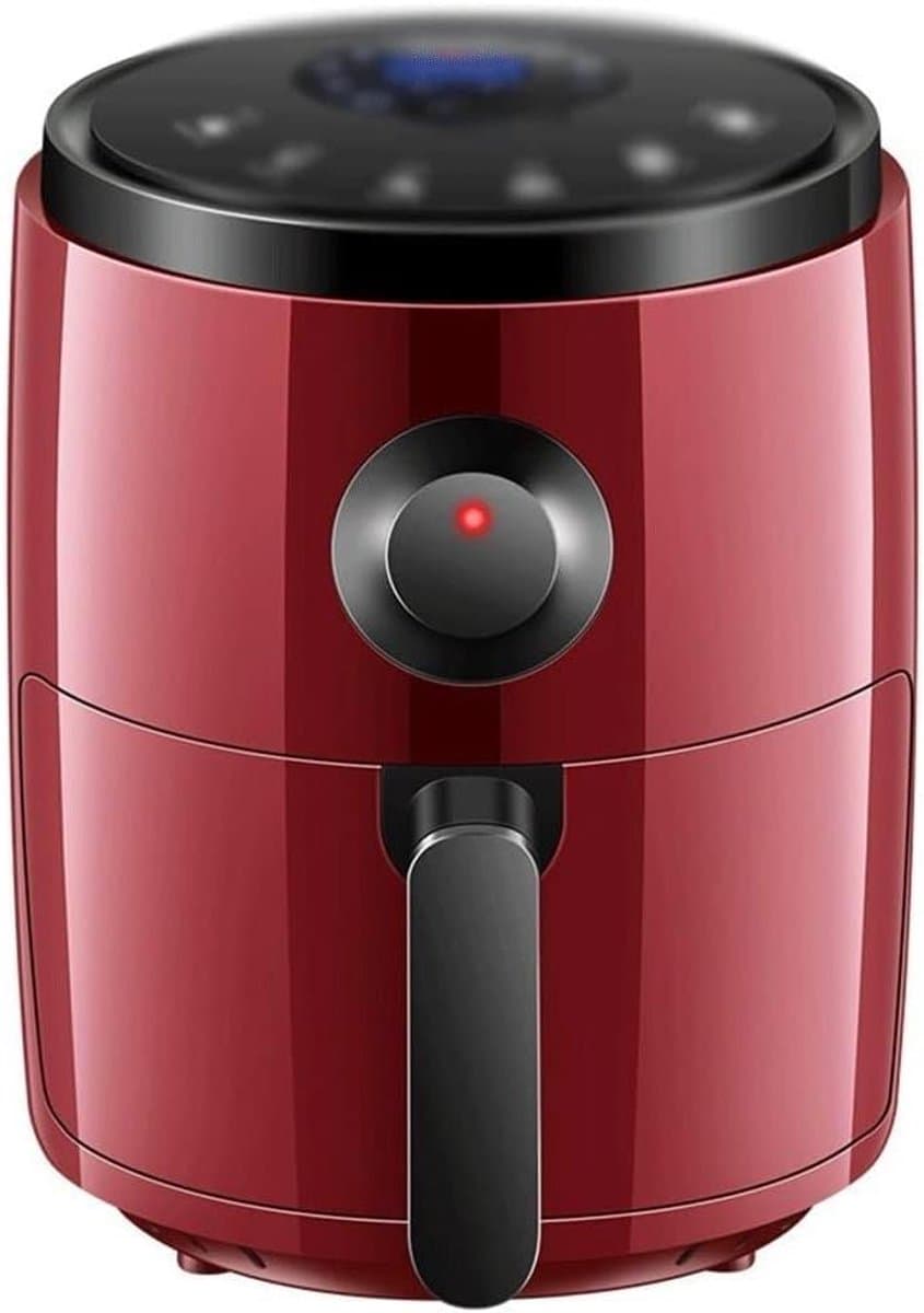 Heteluchtfriteuse - Airfryer Frituurpan - Gezond Koken - Olievrij Frituren - 3 Liter - Rood — afbeelding 1