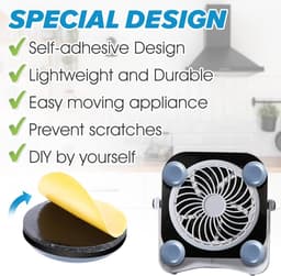 SnelShoppen - Glijplank voor Keukenapparaten, Onzichtbare Glijders, Zelfklevend, PTFE, Geschikt voor Koffiezetapparaat, Mixer, Keukenmachine, Heteluch — thumbnail 5