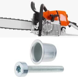 SnelShoppen - 2X Grasmaaier Rembout 00007906102 0000-790-6102 Compatibel met STIHL 038 044 046 MS380 Hoogwaardige Metalen Rembouten voor Tuinonderhoud — thumbnail 5