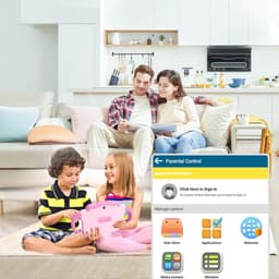 SnelShoppen - Kindertablet 7 inch Android met Wifi, Bluetooth, Ouderlijk Toezicht, Educatieve Software, Quad Core, 32 GB ROM, Touchscreen, Geschikt vo — thumbnail 4