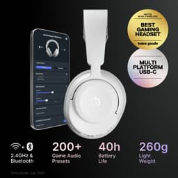 SteelSeries Arctis Nova 3 Wireless - Draadloze Gaming Headset - PC, Switch, Mobiel - Wit — thumbnail 3