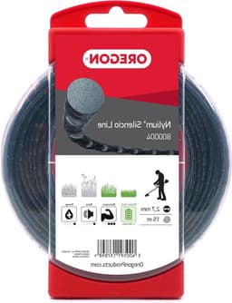 Trimmer Draad - Vervangingslijn Grasmaaier - Gazon Onderhoud - Geluidsarme Snede - 2.7 mm 15 m - Zwart — thumbnail 1
