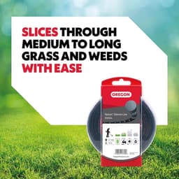 Trimmer Draad - Vervangingslijn Grasmaaier - Gazon Onderhoud - Geluidsarme Snede - 2.7 mm 15 m - Zwart — thumbnail 3