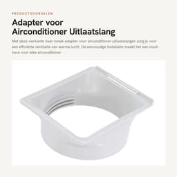 Dailygoods - Adapter voor Airconditioner Uitlaatslang met Eenvoudige Installatie — thumbnail 1