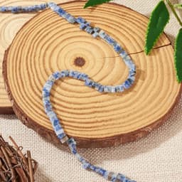 Blauwe Jaspis Ovale 2-Hole Multi Strand Links - Set van 148 stuks voor Sieraden Maken — thumbnail 4