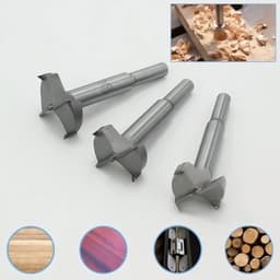 Boren set van 35 mm met carbon stalen en gecementeerde carbide punten, ideaal voor nauwkeurig boren in houten platen en houtbewerking projecten — thumbnail 5
