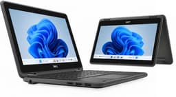 Dell Latitude 3190 - Intel N4200 - 4 GB - 128 GB SSD - 11.6 inch - Windows 11 - Laptop en tablet in 1 - QWERTY — thumbnail 1