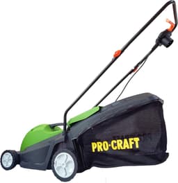 Elektrische Grasmaaier - Duwmaaier Grasmaaier - Gazon Onderhouden - Krachtige 1800W Motor - 34 cm Maaibreedte - Zwart — thumbnail 2