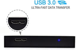 Externe Harde Schijf - Draagbare HDD - Bestanden Opslaan - Ultra Slank Ontwerp - 2.5 inch - Zwart — thumbnail 5