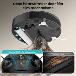 Lefant M265 robotstofzuiger met dweilfunctie –20.000 Pa zuigkracht –Automatisch dweilen –Anti-klitsysteem – Herbruikbare stofbak – Geschikt voor huisdierhaar – Eenvoudig reinigen onder laag meubilair — thumbnail 4
