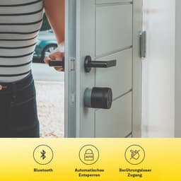 - Linus Smart Lock L2 Lite - Zwart - 05/109100/MB - Sleutelloze toegang - Eenvoudige installatie - Matter compatibel | Digitale sleutels - Activiteit in realtime - Yale Home app — thumbnail 3