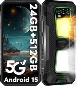 OUKITEL WP58 Pro smarttelefoon 5G-6,7 inch HD-120Hz-64MP camera-10000mAh accu met OTG-IP68/IP69K-MIL-STD-810H-NFC — thumbnail 1