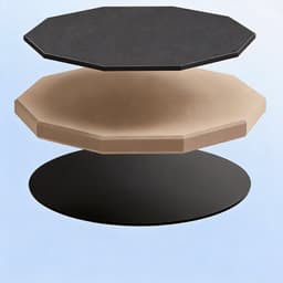 12 Inch Drumpad Set – Stille Drum Oefenpad - Oefendrumpad - Drum Practice Pad - met Stokken & Verstelbare Standaard & Draagtas – Achthoekig - Voor Oefenen & Studie — thumbnail 3