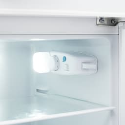 Koelkast 92 liter antiek wit plastic retro dubbeldeks koel vrieskast voor keuken en woonkamer thuis — thumbnail 3