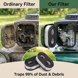 2 stuks luchtfilters voor grasmaaier, grasmaaier, luchtfilter voor grasmaaier, luchtfilterpatroon voor Briggs & - SnelShoppen — thumbnail 3
