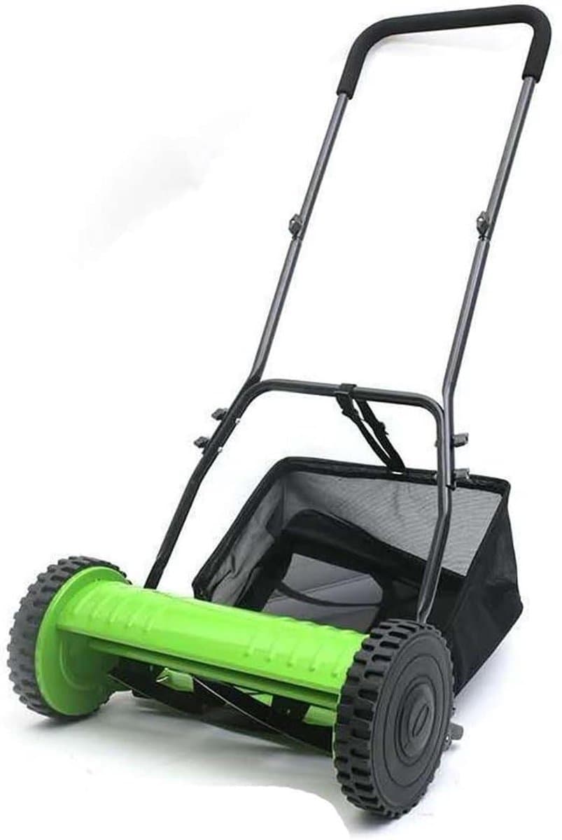 Handduwmaaier - Gazonveger Duwrolmaaier - Gazon Onderhouden - 5 Mangaanstalen Messen - 30 cm Snijbreedte - Groen — afbeelding 1