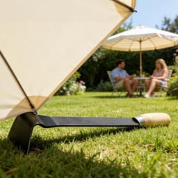Maaierdek Schraper - Grasmaaier Reiniger - Gazononderhoud - Verlengde Steel - 40 cm - Zwart — thumbnail 4