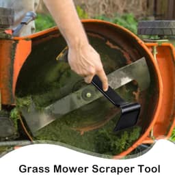 Grasmaaier Schraper - Gereedschap Tuin - Onderhoud Gazon - Ergonomische Houten Handgreep - 40 x 9 x 8 cm — thumbnail 4