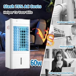 Draagbare Airco - Verkoeler Ventilator - Ruimte Koelen - Zonder Ramen - 73*30*27CM - Mechanisch Type — thumbnail 3