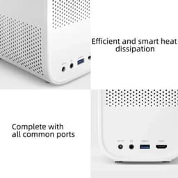 Xiaomi - Mi Smart Compact - Beamer - Projector Beamer - Mini Meamer - HDR 10 - FHD 1080p - DLP Automatische focus - met WiFi 5.0 - 500 ANSI Lumens - Android 11.0 - Wit — thumbnail 3