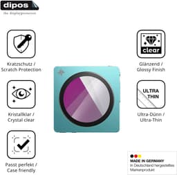 dipos – 4x Beschermfolie geschikt voor FiiO SnowSky Disc | Krasbestendige & heldere Screenprotector Ultra-Thin — thumbnail 1