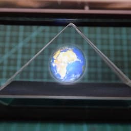 Hologramm,Hologram Projector,Hologram Driehoek,Hologram Piramide,Proyector Holograma 3D 3D Holografische Display Stands Projector 3.5-6Inch Mobiele Smartphone Hologram (Cilindrisch) — thumbnail 4