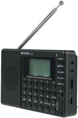 Retekess V115P Noodradio - Draagbare Radio-AM/FM/SW/LW/WB - Weerradio met Zaklamp - 1800mAh Oplaadbare Batterij - voor Noodsituaties & Buiten — thumbnail 2