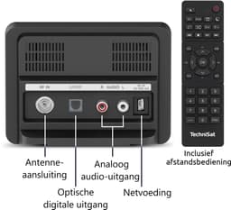 TechniSat DIGITRADIO 10 IR - DAB+ en internetradio-adapter (WLAN, kleurendisplay, Bluetooth, afstandsbediening, wekker, zonder luidsprekers, ideaal voor het upgraden van bestaande hifi-systemen) — thumbnail 2