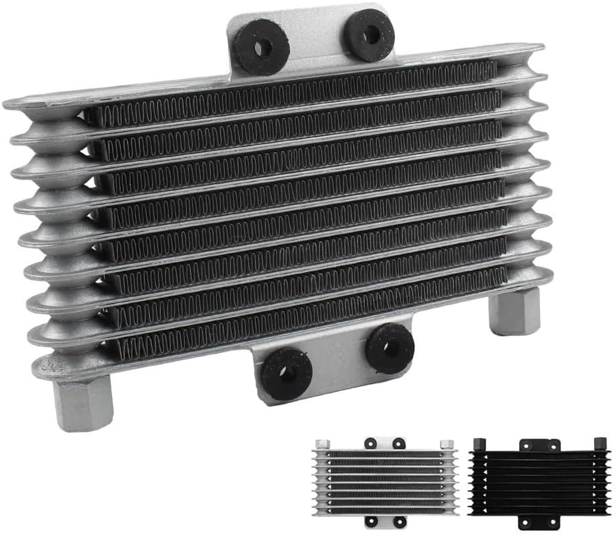 Motorfiets Oliekoeler - Koelsysteem Motor - Motor Koelen - Duurzaam Aluminium - 125ml Inhoud - Zilver — afbeelding 1