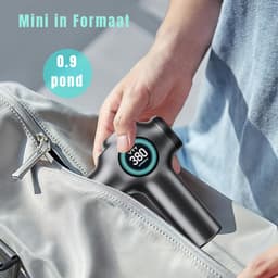 QIN® Massage Gun - Massage Pistool - Massage Gun Professioneel - Massage-gun - Grijs - 5cm x 3cm x 8cm — thumbnail 3