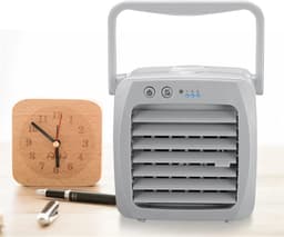 Airconditioner Mini Airconditioner Air Cooler Fan Desktop Fan Thuis - wit — thumbnail 4