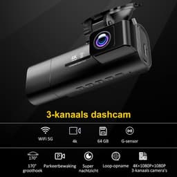 Zavio® Dashcam voor Auto - Auto Camera - Dashcam Voor en Achter Draadloos — thumbnail 4