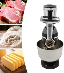 Keukenmixer – Keukenmachine – Mengmachine – Mixer – Deegmixer – Zwart – 700W Motor – 6 Liter Mengkom — thumbnail 4