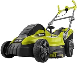 Elektrische grasmaaier - Duwmaaier snoer - Gazon onderhoud - Ruimtebesparend inklapbaar - 40 cm maaibreedte - Groen — thumbnail 5