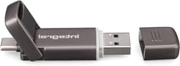 USB Flash Drive - Draagbare Opslag - Bestanden Overzetten - Dubbele Poort Connectiviteit - 256 GB - Grijs — thumbnail 1