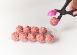 Krokettenmaker - Deegvormer - Eten Bereiden - 4 Verwisselbare Vormen - 1 Gebruiksvoorwerp - Paars — thumbnail 2