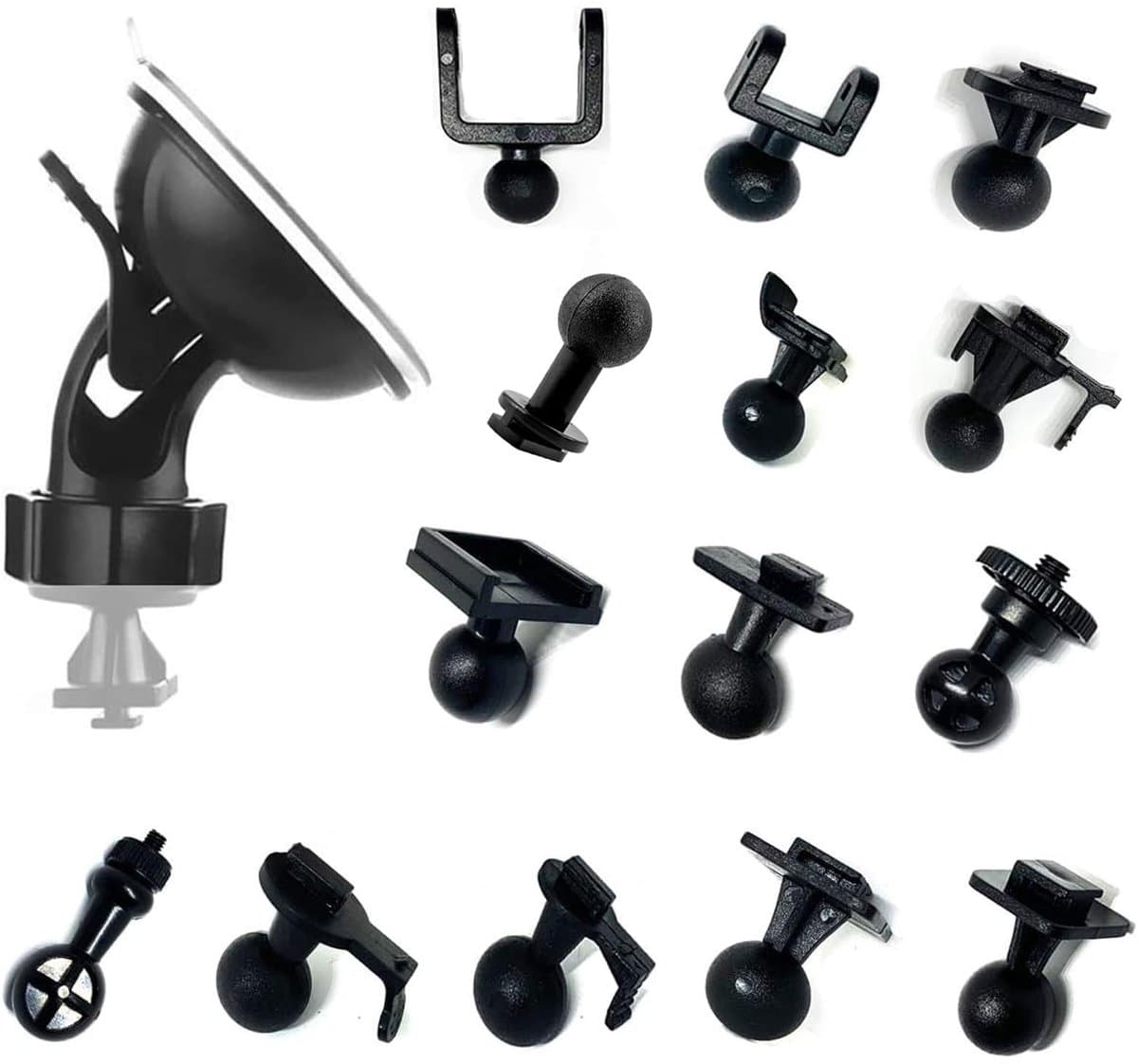 Solidchoice - Auto Suction Cup Dashcam Houder met 14 Joints — afbeelding 1