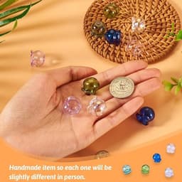 Set van 12 bloemenkralen in kegelsvorm voor doe-het-zelf windspelen en sieraden maken, kleurrijk en veelzijdig voor creatieve projecten — thumbnail 5