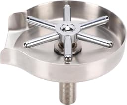 Glazenspoeler Aanrecht - Flessenwasmachine Beker - Snelle Reiniging - 360 Graden Spray - 115 mm Opening - Zilver — thumbnail 1