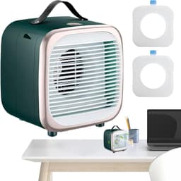 Ventilator Bureau - Persoonlijke Koeler - Comfortabele Luchtstroom - Stille Werking - 17 cm Hoog - Wit — thumbnail 1
